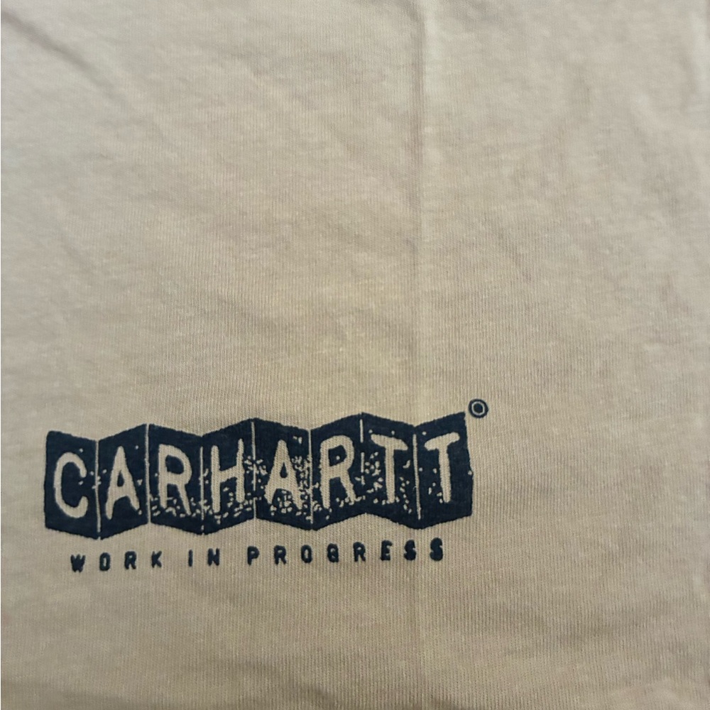 Carhartt Tan Logo Tee